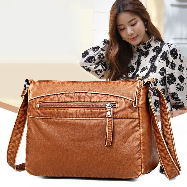 shoulder bag female 2020 new soft leather pu leather fashion washed multilayer slung simple bag
shoulder bag female 2020 new soft leather pu leather fashion washed multilayer slung simple bag