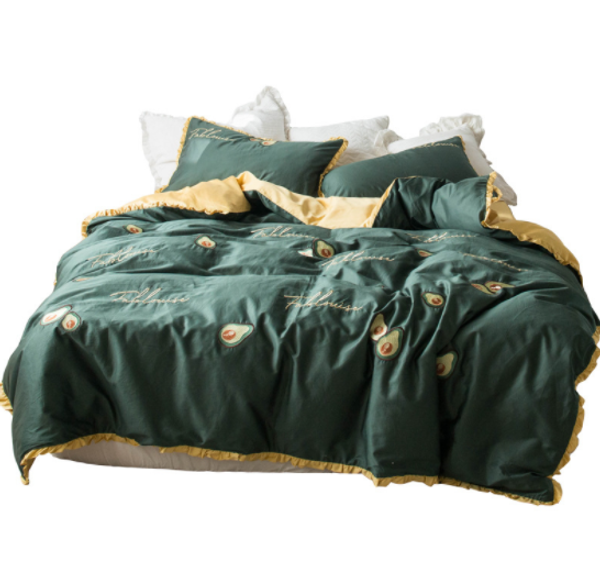 bedding sets korean 60 tribute satin egyptian long-staple cotton embroidery four-piece fruit
bedding sets korean 60 tribute satin egyptian long-staple cotton embroidery four-piece fruit