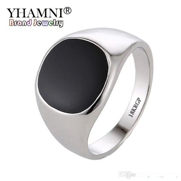 yhamni vintage ring men fashion jewelry engrave 18krgp gold ring set big antique black stone engagement wedding rings for men 0378, Slivery;golden
yhamni vintage ring men fashion jewelry engrave 18krgp gold ring set big antique black stone engagement wedding rings for men 0378, Slivery;golden