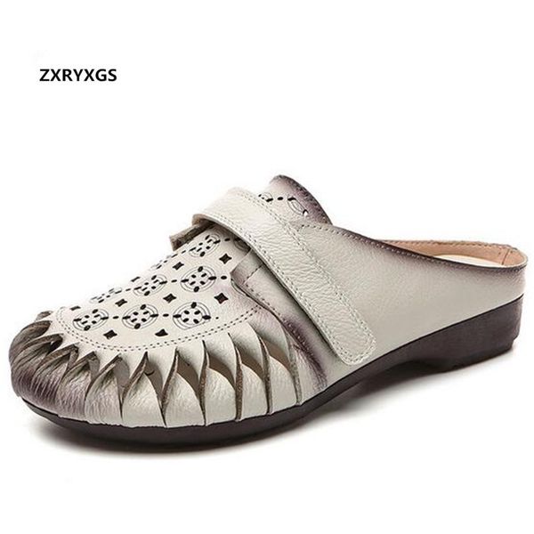 2020 new round head comfort cowhide breathable leather slipper summer sandals classic retro summer shoes flat women sandals, Black
2020 new round head comfort cowhide breathable leather slipper summer sandals classic retro summer shoes flat women sandals, Black