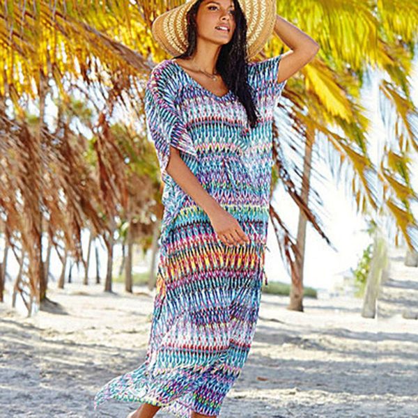 women beach dress loose v neck dolman sleeve print casual bathing suit cover ups stripe bikini cover up
women beach dress loose v neck dolman sleeve print casual bathing suit cover ups stripe bikini cover up