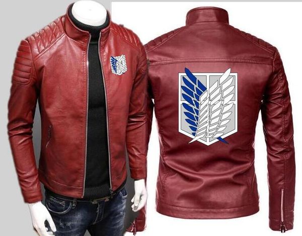 new men's motorcycle feathers shield wings leather jacket zip cardigan long sleeve sports casual car leather, Black;brown
new men's motorcycle feathers shield wings leather jacket zip cardigan long sleeve sports casual car leather, Black;brown
