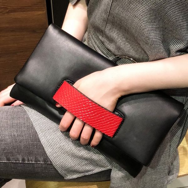 modern clutch bag soft pu leather solid color fashion clutches bags women banquet bag female chain shoulder pack crossbody gift
modern clutch bag soft pu leather solid color fashion clutches bags women banquet bag female chain shoulder pack crossbody gift
