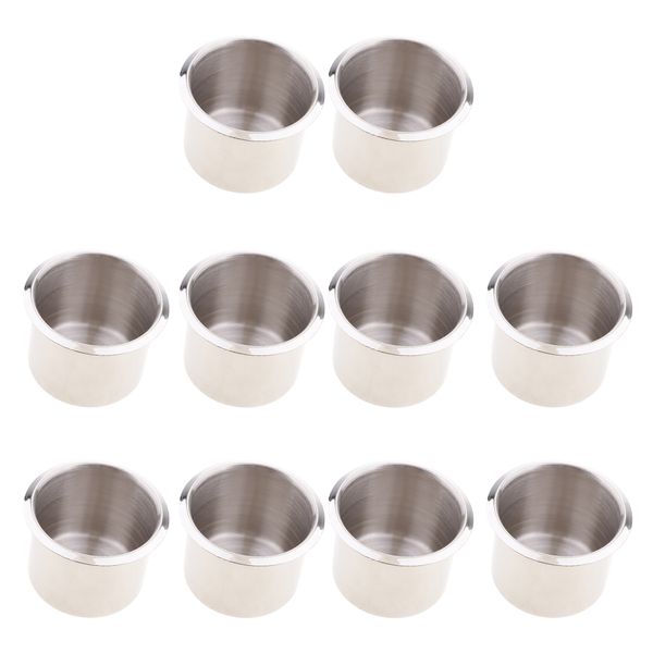 10 pack 68x55mm stainless steel recessed cup drink holder for marine boat rv camper vehicle
10 pack 68x55mm stainless steel recessed cup drink holder for marine boat rv camper vehicle