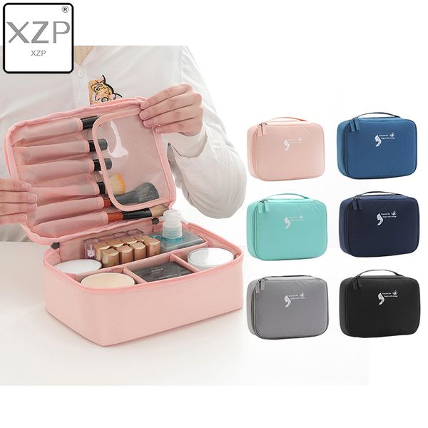 xzp women cosmetic bag makeup bag case make up organizer toiletry storage neceser rushed solid zipper new travel wash pouch
xzp women cosmetic bag makeup bag case make up organizer toiletry storage neceser rushed solid zipper new travel wash pouch