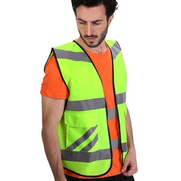 reflective vest green sanitation cleaning safety protective jacket construction engineering fluorescent clothes vest, Black
reflective vest green sanitation cleaning safety protective jacket construction engineering fluorescent clothes vest, Black