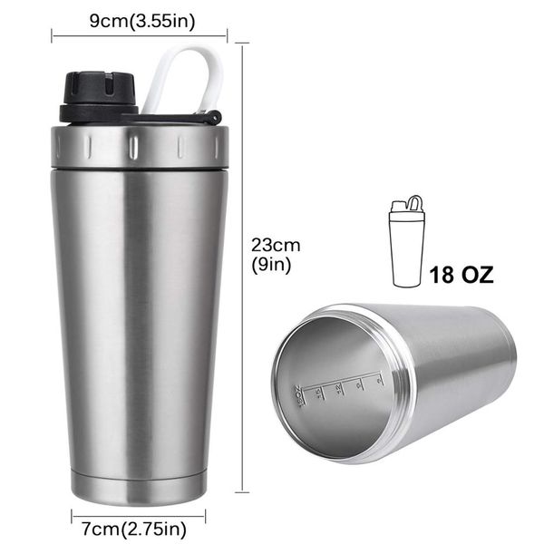 leak proof protein powder shaker bottle double wall stainless steel water bottle with mixing ball
leak proof protein powder shaker bottle double wall stainless steel water bottle with mixing ball