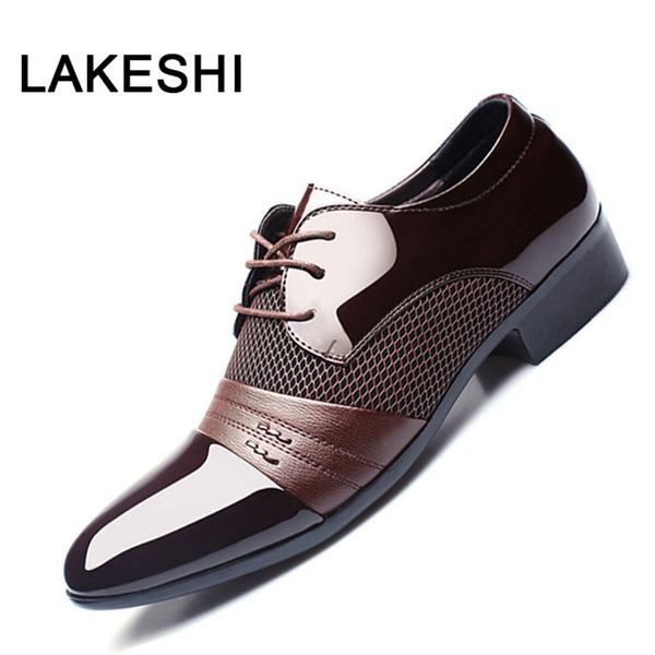 lakeshi men dress shoes men leather business flat shoes breathable low loafers formal office plus size 38-48, Black
lakeshi men dress shoes men leather business flat shoes breathable low loafers formal office plus size 38-48, Black
