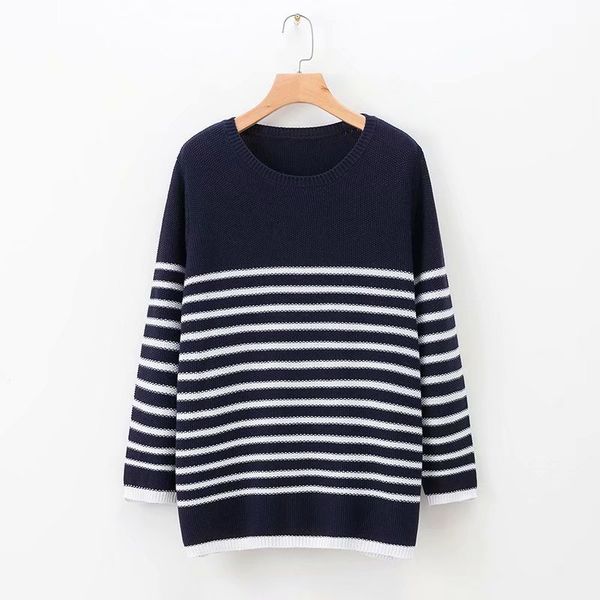 plus size casual essential sweaters 2019 autumn women fashion loose long sleeve knitting pullovers c3-0163, White;black
plus size casual essential sweaters 2019 autumn women fashion loose long sleeve knitting pullovers c3-0163, White;black