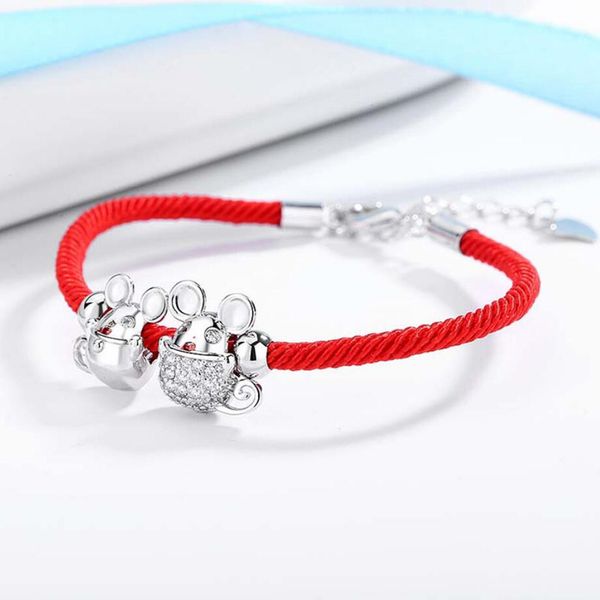925 silver cute bracelets for women jewelry chic zircon gold two rat red rope bangle girl new year engagement accessories kofsac, Golden;silver
925 silver cute bracelets for women jewelry chic zircon gold two rat red rope bangle girl new year engagement accessories kofsac, Golden;silver