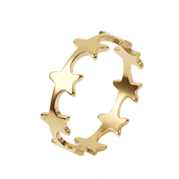 pentagram star connection women gold ring female bohemian wedding party lovers gifts chain 316l stainless steel jewelry findings, Golden;silver
pentagram star connection women gold ring female bohemian wedding party lovers gifts chain 316l stainless steel jewelry findings, Golden;silver