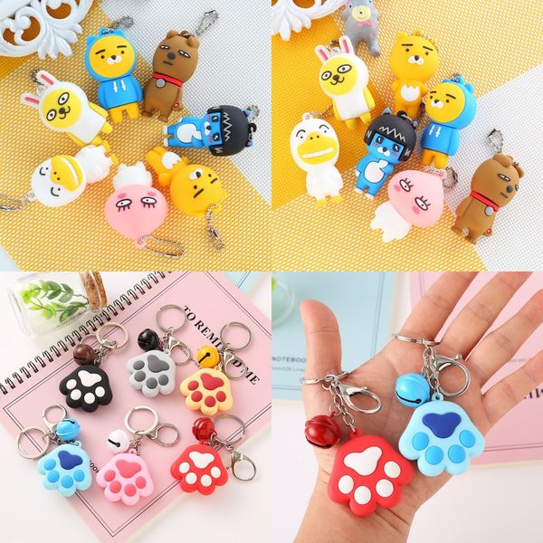 creative cute claw keychain cartoon bear paw keychain cartoon soft plastic claw keychring cute doll cartoon keychain, Silver
creative cute claw keychain cartoon bear paw keychain cartoon soft plastic claw keychring cute doll cartoon keychain, Silver