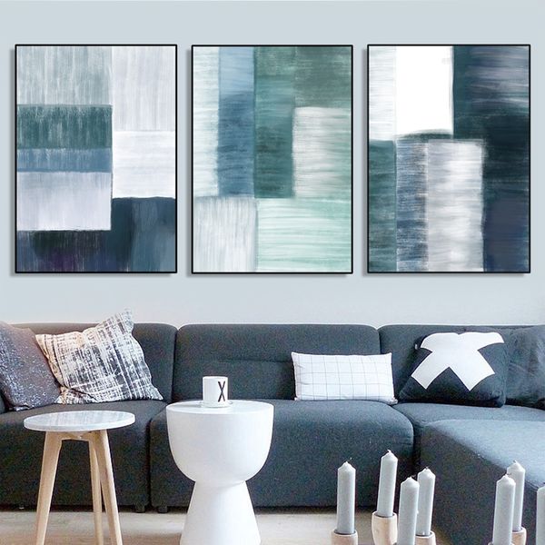 modern abstract blue color block brush canvas painting print wall art poster and pictures for living room home decoration
modern abstract blue color block brush canvas painting print wall art poster and pictures for living room home decoration