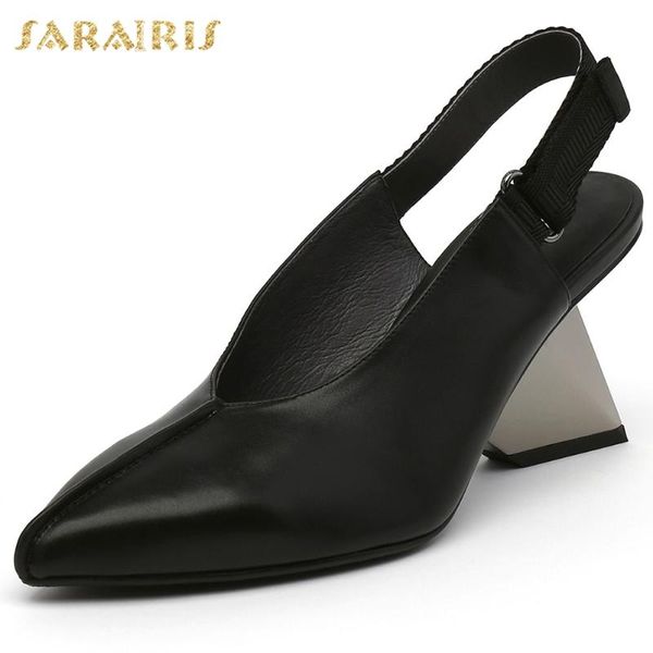 sarairis fashion new strange style summer sandals woman shoes slip on high heels fashion shoes women sandals, Black 
sarairis fashion new strange style summer sandals woman shoes slip on high heels fashion shoes women sandals, Black