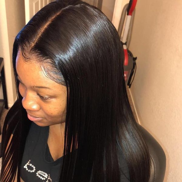 13x6 glueless lace front human hair wigs brazilian 360 frontal wig black woman plucked for black women with baby hair, Black;brown
13x6 glueless lace front human hair wigs brazilian 360 frontal wig black woman plucked for black women with baby hair, Black;brown