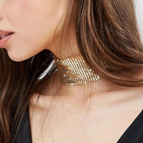 модный личность sexy блестки choker блеск металла кусочек punk себе ожерелье мода ювелирные изделия аксессуары партии подарки
модный личность sexy блестки choker блеск металла кусочек punk себе ожерелье мода ювелирные изделия аксессуары партии подарки