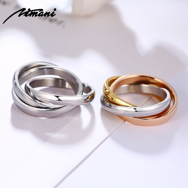 classic 3 rounds ring sets women stainless steel wedding engagement female finger jewelry, Slivery;golden
classic 3 rounds ring sets women stainless steel wedding engagement female finger jewelry, Slivery;golden