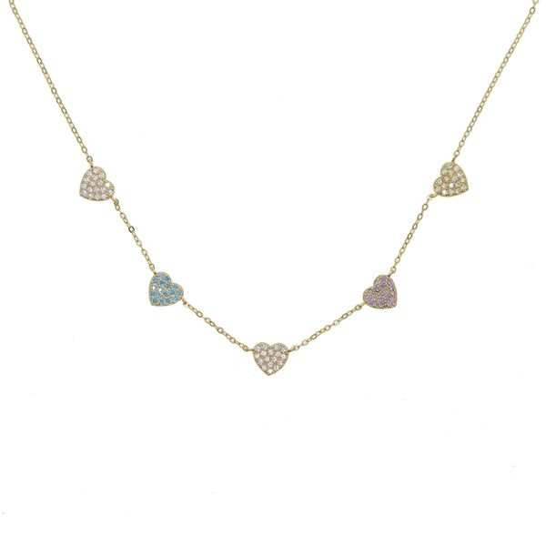 vermail heart necklace 100% 925 sterling silver pastel colorful cz heart charm collar choker fine silver jewelry
vermail heart necklace 100% 925 sterling silver pastel colorful cz heart charm collar choker fine silver jewelry