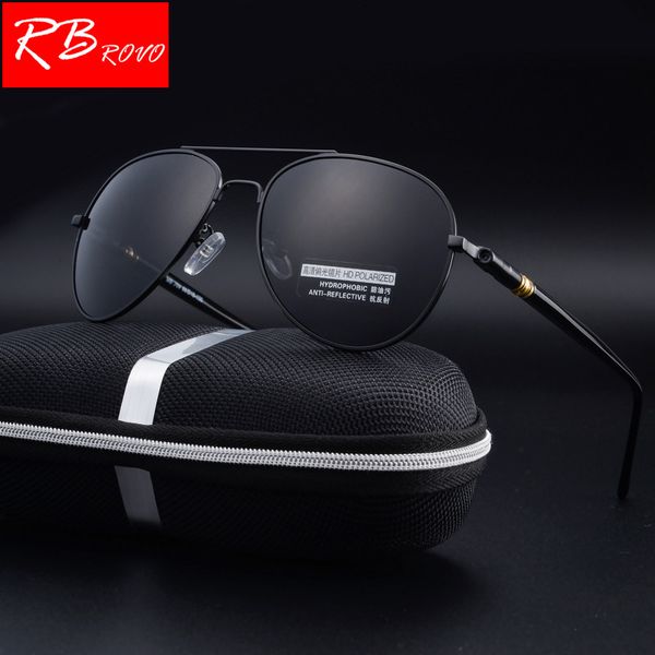 rbrovo 2018 fashion male polarized sunglasses men brand designer glasses luxury classic retro metal goggle uv400, White;black
rbrovo 2018 fashion male polarized sunglasses men brand designer glasses luxury classic retro metal goggle uv400, White;black