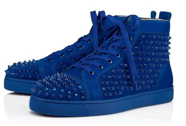 2020 designer sneakers red bottom shoe high cut suede spike luxury shoes for men and women shoes party wedding genuine leather sneakers, Black
2020 designer sneakers red bottom shoe high cut suede spike luxury shoes for men and women shoes party wedding genuine leather sneakers, Black