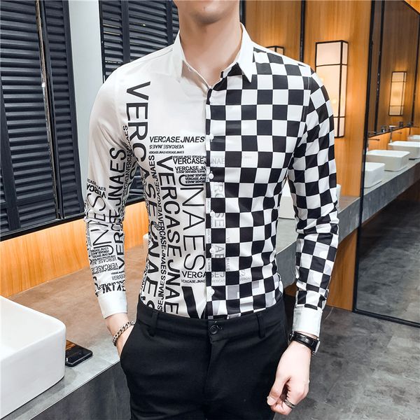 2020 baroque slim fit streetwear socia party club dress clothes shirt long sleeve character print casual shirts men, White;black
2020 baroque slim fit streetwear socia party club dress clothes shirt long sleeve character print casual shirts men, White;black
