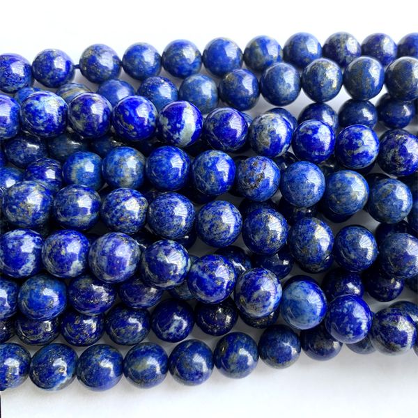 genuine natural dark blue lapis lazuli smooth round loose beads diy necklace or bracelets 15.5" 06342, Black
genuine natural dark blue lapis lazuli smooth round loose beads diy necklace or bracelets 15.5" 06342, Black