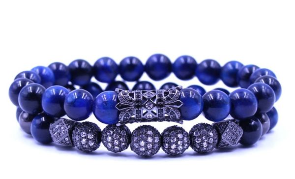 8mm 2pcs/set fg423 elastic adjusted nature lapis lazuli micro pave cz zircon cubic zirconia tube bracelet jewelry, Black
8mm 2pcs/set fg423 elastic adjusted nature lapis lazuli micro pave cz zircon cubic zirconia tube bracelet jewelry, Black