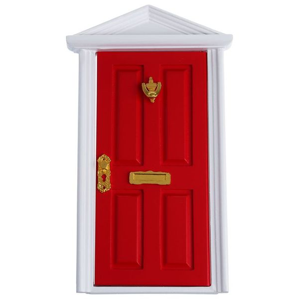 1/12 dollhouse miniature 4-panel exterior wooden door steeplewith hardware knockplate letter slot outward open - red
1/12 dollhouse miniature 4-panel exterior wooden door steeplewith hardware knockplate letter slot outward open - red