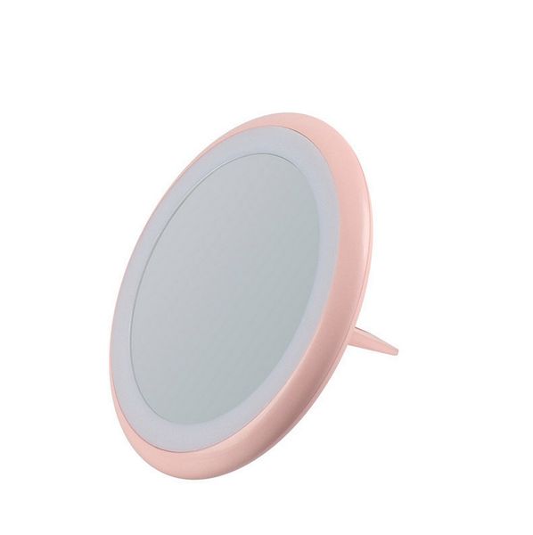 1pcs new mini portable led makeup round shape mirror usb chargeable folding ring stand hand cosmetic mirror
1pcs new mini portable led makeup round shape mirror usb chargeable folding ring stand hand cosmetic mirror