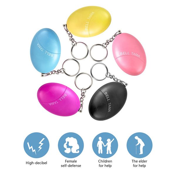 women fashion 120db egg shape security protection alertor loud scream emergency alarm keychain car accessories
women fashion 120db egg shape security protection alertor loud scream emergency alarm keychain car accessories