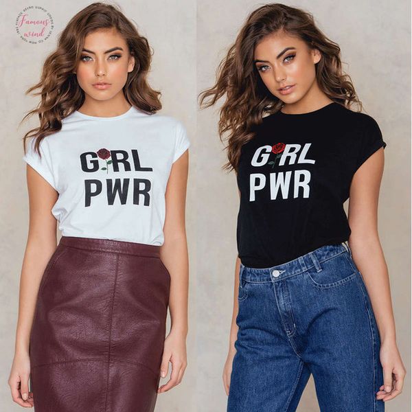 girl power письмо печати футболка с коротким рукавом женщин o шеи сыпучие tshirt 2019 лето женщины майка топы camisetas mujer, White
girl power письмо печати футболка с коротким рукавом женщин o шеи сыпучие tshirt 2019 лето женщины майка топы camisetas mujer, White