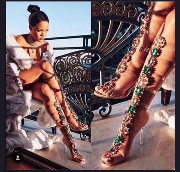 2018 fiery sales rhinestone lady knee high boots thin heels stiletto woman summer sandal boots crystal dress shoes pumps bohemia style, Black
2018 fiery sales rhinestone lady knee high boots thin heels stiletto woman summer sandal boots crystal dress shoes pumps bohemia style, Black