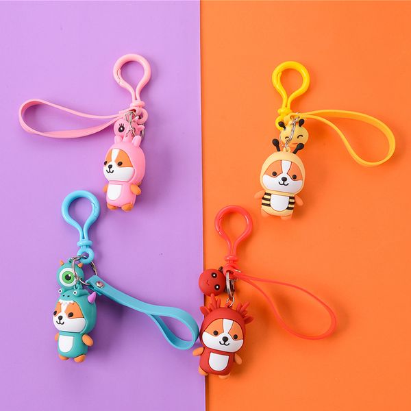 simple and cute cartoon diy turned squirrel car keychain creative gift couple bag bag pendant accessories, Silver
simple and cute cartoon diy turned squirrel car keychain creative gift couple bag bag pendant accessories, Silver