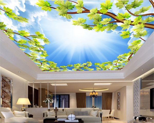 custom 3d wallpaper blue sky white cloud green leaves exquisite living room bedroom zenith silk mural wallpaper
custom 3d wallpaper blue sky white cloud green leaves exquisite living room bedroom zenith silk mural wallpaper