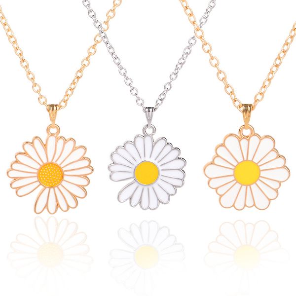 summer necklace simple fashion sunflower flower necklace personality plant flower pendant necklace party birthday gift for women girl, Silver
summer necklace simple fashion sunflower flower necklace personality plant flower pendant necklace party birthday gift for women girl, Silver