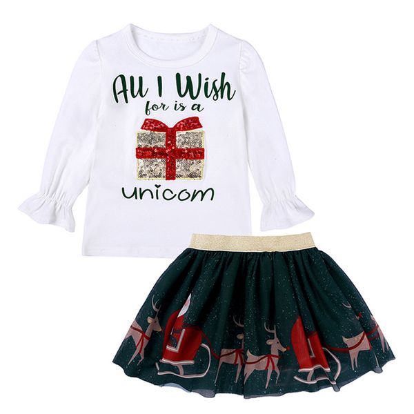 2020 new baby girls clothes suit sequin long sleeve +princess lace short skirt christmas infant baby girls clothing sets, White
2020 new baby girls clothes suit sequin long sleeve +princess lace short skirt christmas infant baby girls clothing sets, White