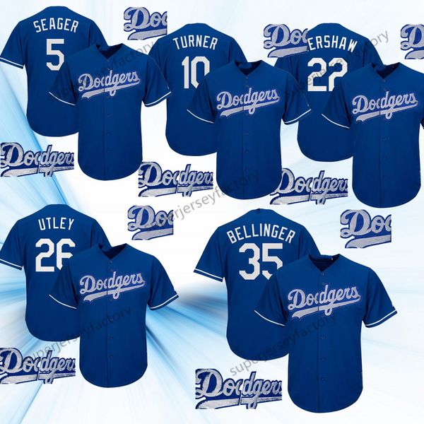 Mens 35 Cody Bellinger 10 Justin Turner 22 Clayton Kershaw 5 Corey Seager 34 Fernando 31 Joc Pederson Fashion gold piece embroidery jerseys
Mens 35 Cody Bellinger 10 Justin Turner 22 Clayton Kershaw 5 Corey Seager 34 Fernando 31 Joc Pederson Fashion gold piece embroidery jerseys