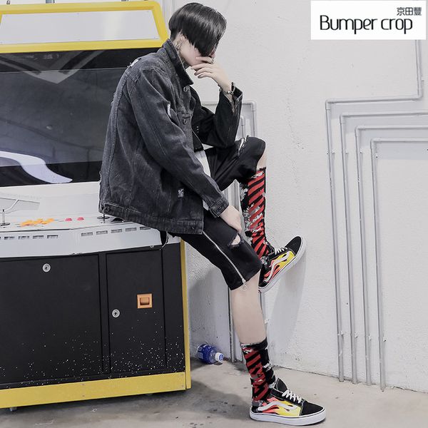 genuine bumpercrop outerwear black man coats casual short spring 2019 ne style loose turn-down collar denim jackets street hip, Black;brown
genuine bumpercrop outerwear black man coats casual short spring 2019 ne style loose turn-down collar denim jackets street hip, Black;brown