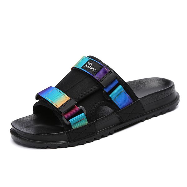 2019 summer men slippers fashion wear men's beach sandals outdoor slippers hip-hop street sandals vietnam soft bottom shoes q-544, Black
2019 summer men slippers fashion wear men's beach sandals outdoor slippers hip-hop street sandals vietnam soft bottom shoes q-544, Black