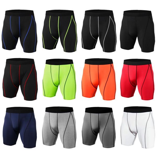new men tights sports shorts tight fitness running training sports shorts breathable quick drying, Black;blue
new men tights sports shorts tight fitness running training sports shorts breathable quick drying, Black;blue