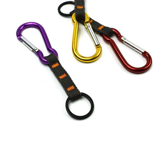 key ring holder backpack belt hanging carabiner clip buckled hook three rings combination sports bag
key ring holder backpack belt hanging carabiner clip buckled hook three rings combination sports bag