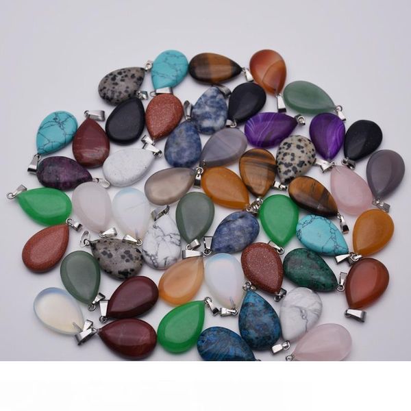fashion mixed warter drop natural stone pendant for jewelry making charm point accessories 50pcs lot wholesale mx190730, Silver
fashion mixed warter drop natural stone pendant for jewelry making charm point accessories 50pcs lot wholesale mx190730, Silver