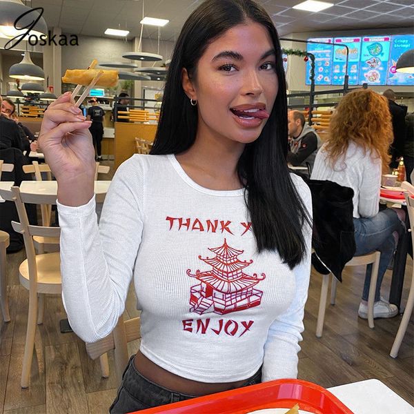 joskaa ribbed o neck casual long sleeve t shirt club women t shirt for female slim woman shirts clothing, White
joskaa ribbed o neck casual long sleeve t shirt club women t shirt for female slim woman shirts clothing, White