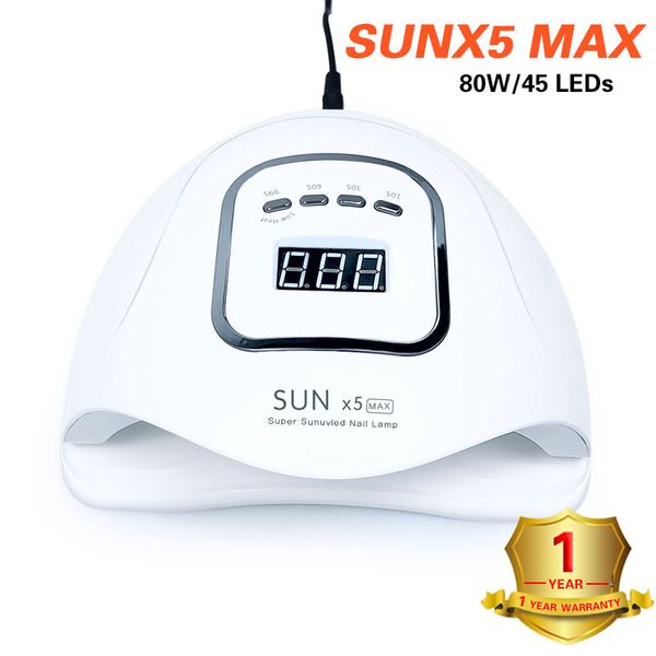 sunx5 max 80w uv led gel nail dryer new upgraded with lcd timer and infrared sensor 45 leds ultraviolet nail lamp for gel polish
sunx5 max 80w uv led gel nail dryer new upgraded with lcd timer and infrared sensor 45 leds ultraviolet nail lamp for gel polish