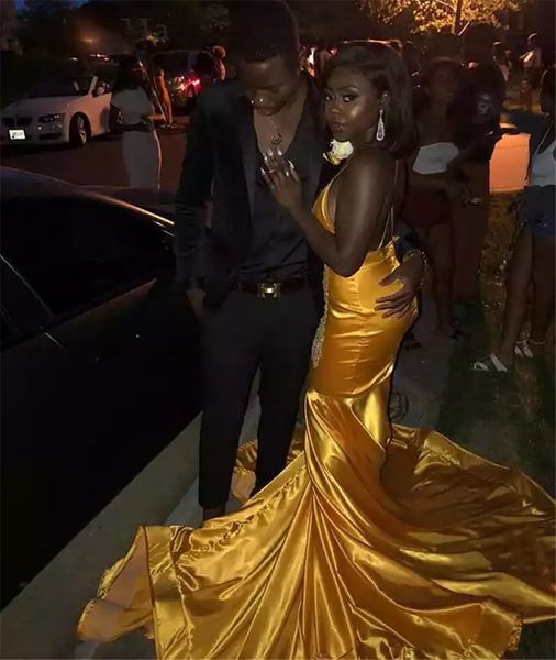 yellow v-neck spaghetti straps evening dresses pearl crystal beaded silk satin mermaid cocktail party prom dresses, Black;red
yellow v-neck spaghetti straps evening dresses pearl crystal beaded silk satin mermaid cocktail party prom dresses, Black;red