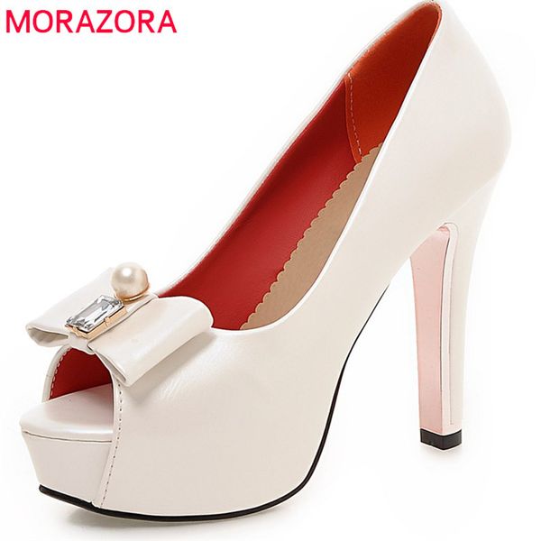 morazora 2020 new arrive women pumps spring summer sweet bowknot elegant pearl party shoes peep toe thin heels woman shoes, Black
morazora 2020 new arrive women pumps spring summer sweet bowknot elegant pearl party shoes peep toe thin heels woman shoes, Black