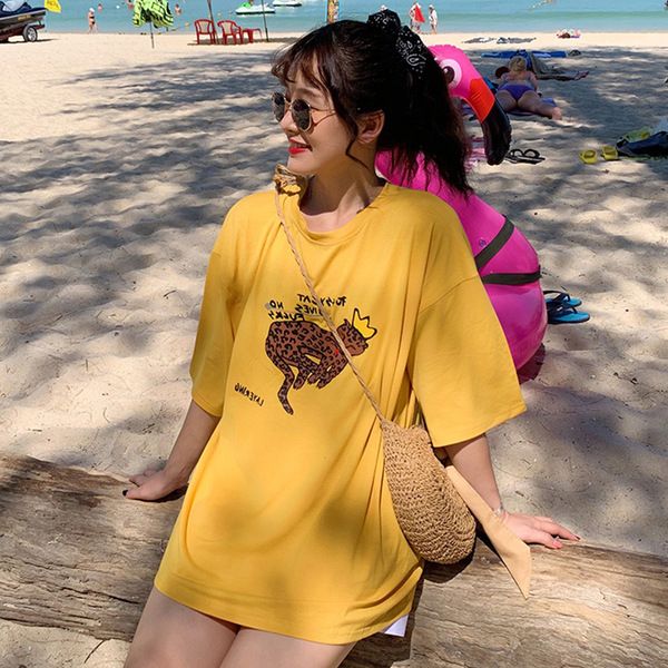 p shoot 6535/2019 short sleeve t-shirt women's loose-fit harajuku bf style ins short sleeve versatile fashion, White;black
p shoot 6535/2019 short sleeve t-shirt women's loose-fit harajuku bf style ins short sleeve versatile fashion, White;black