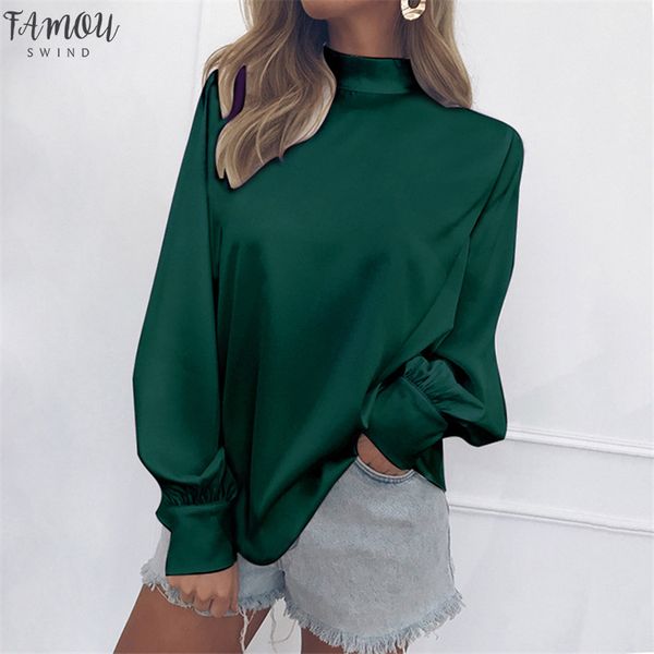 blouses lantern sleeve woman 2020 autumn office lady lantern long sleeve turtleneck solid color silk shirts plus size female clothing, White
blouses lantern sleeve woman 2020 autumn office lady lantern long sleeve turtleneck solid color silk shirts plus size female clothing, White