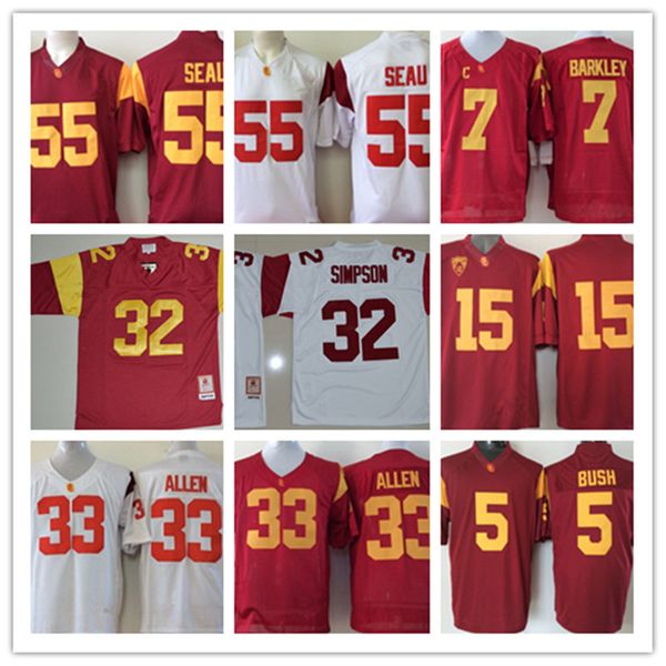 mens #5 reggie bush usc trojans football jersey #33 marcus allen #21 su'a cravens #15 isaac whitney #7 matt barkley usc trojans jersey, Black
mens #5 reggie bush usc trojans football jersey #33 marcus allen #21 su'a cravens #15 isaac whitney #7 matt barkley usc trojans jersey, Black