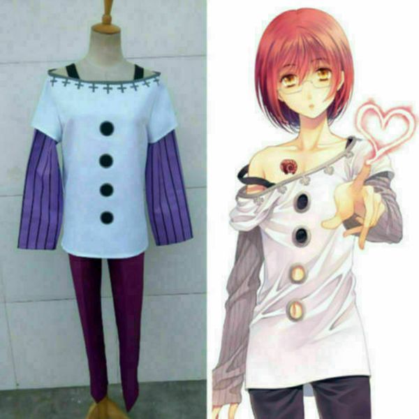 new the seven deadly sins nanatsu no taizai gowther outfit cosplay costume, Black;red
new the seven deadly sins nanatsu no taizai gowther outfit cosplay costume, Black;red